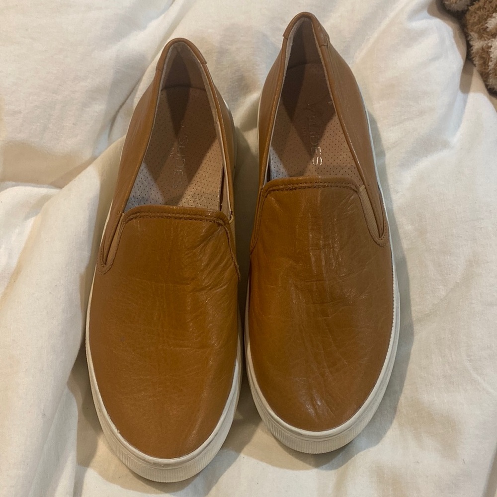 J/Slides Camel leather Sneakers size 7